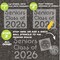 Neon Class of Parking Space Stencil | High School Senior Parking Spot | Reusable | Stencil Ease |